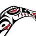 Tribal Fish designed in the haida style...